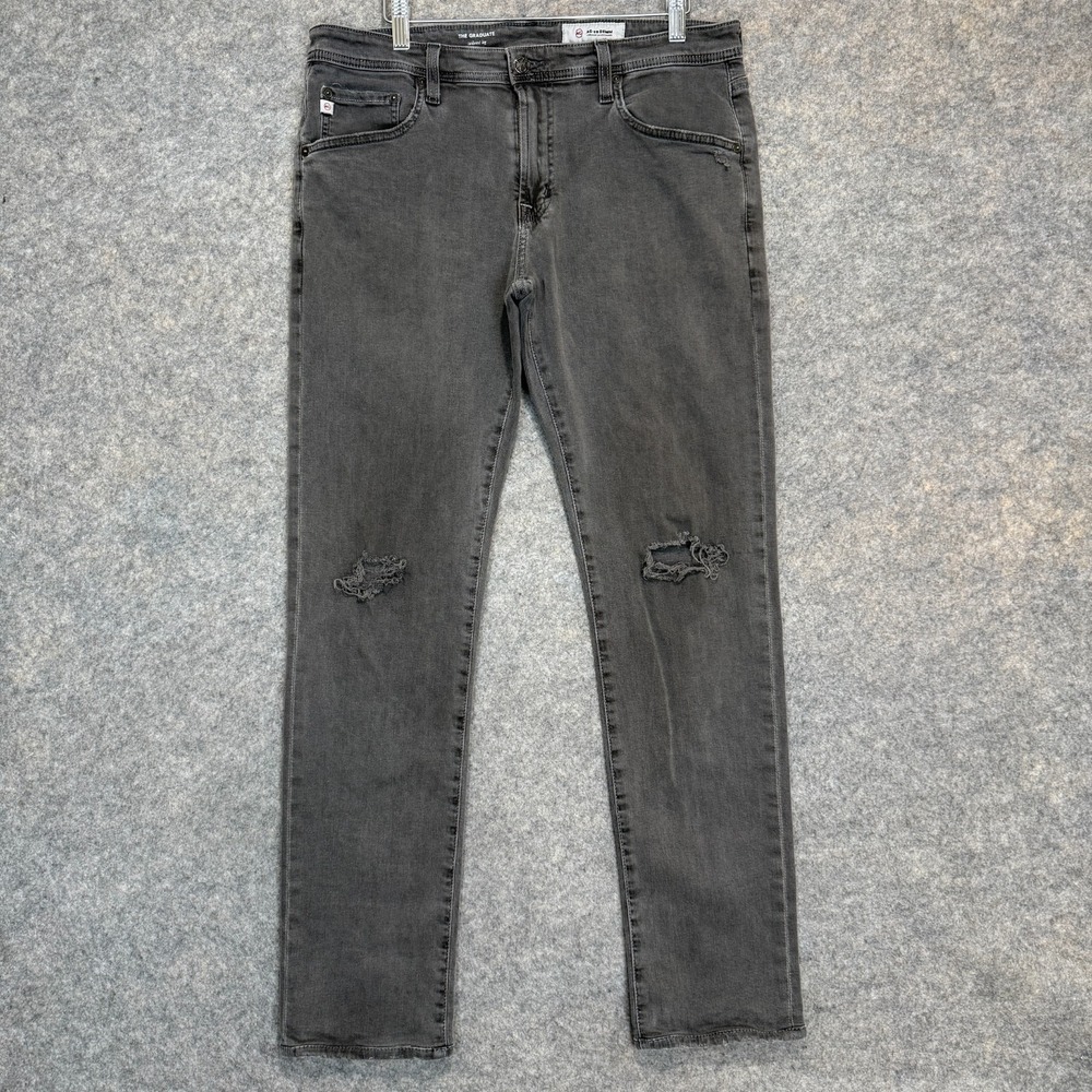 Adriano Goldshmied Graduate Jeans Mens 34 34x31‎ Tailored Leg Gray Denim Pants